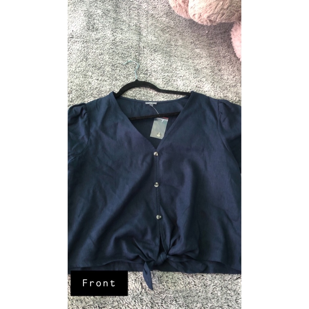 Brand new Charlotte Russe crop shirt